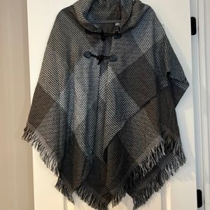 Sweater poncho in size medium